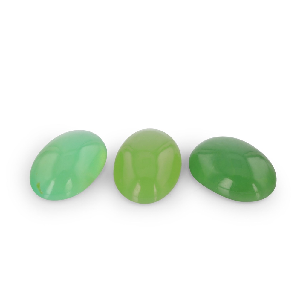 Chrysoprase 7x5mm +/- Oval Cabochon