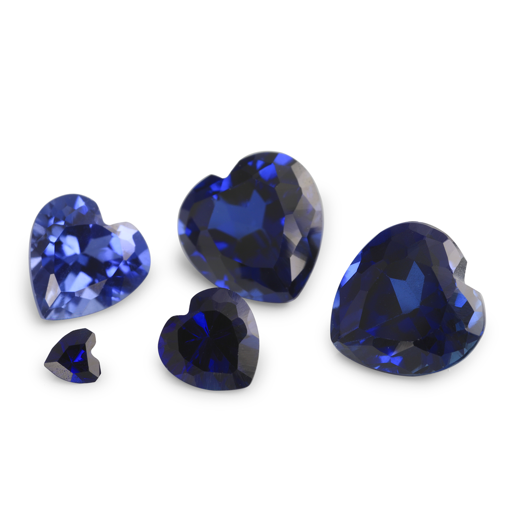 Synthetic Sapphire 4.00mm Heart Shape 