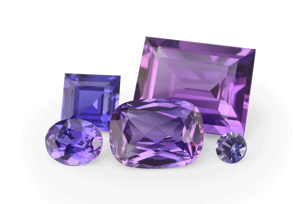 Synthetic Sapphire 1.75mm Round Purple 