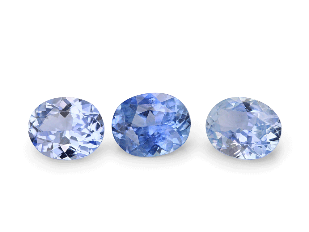 Ceylon Sapphire 6x5mm Oval Mid Light Blue