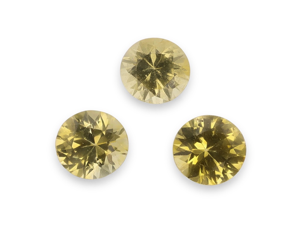 Yellow Sapphire 3.00mm Round Mid