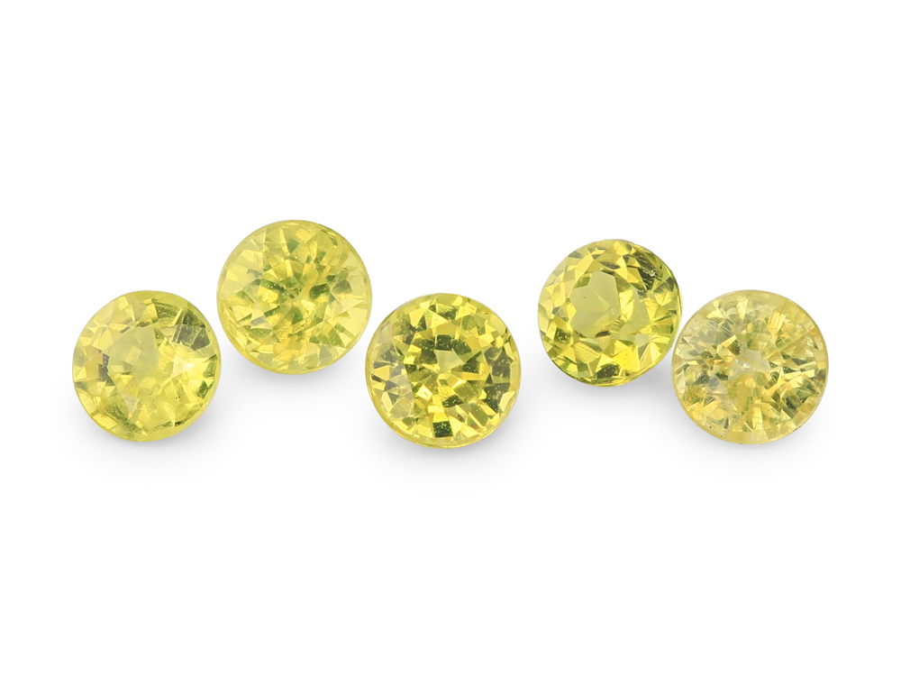 Yellow Sapphire 3.00mm Round Light