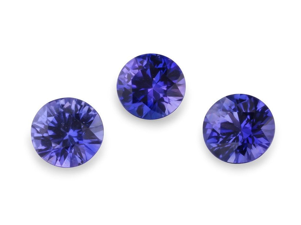 Purple Sapphire 4.00mm Round Dark