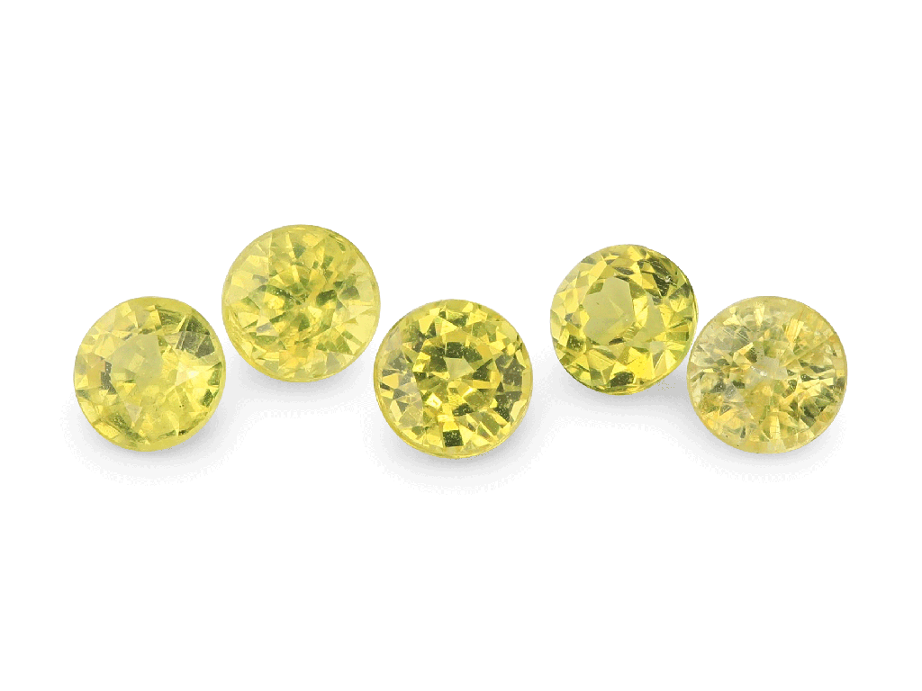 Yellow Sapphire 2.75mm Round Mid-Light