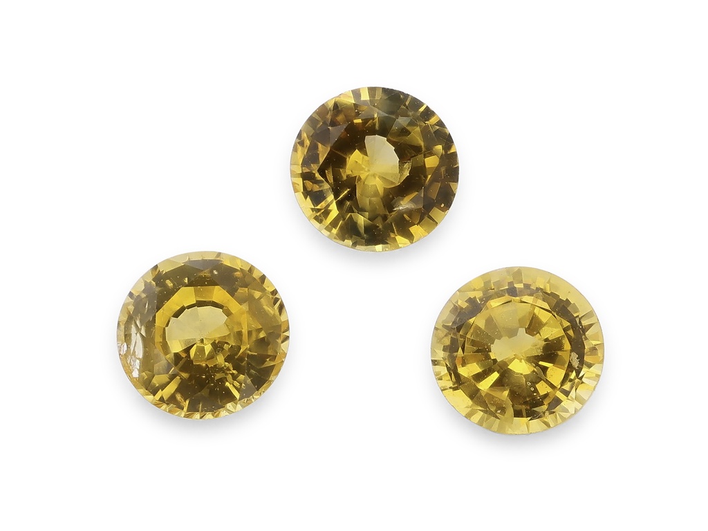 Yellow Sapphire 4.00mm Round Mid