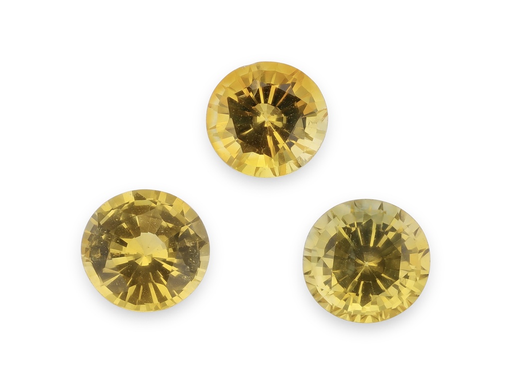 Yellow Sapphire 5.00mm Round Mid