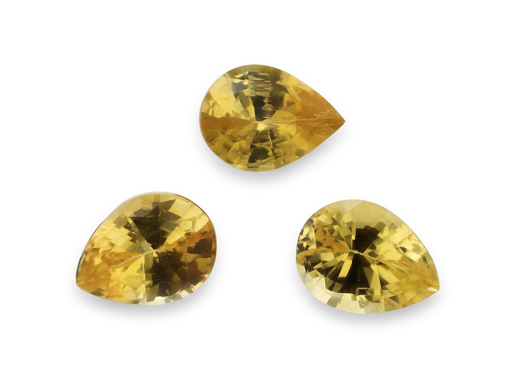 Yellow Sapphire 4x3mm Pear Shape Mid