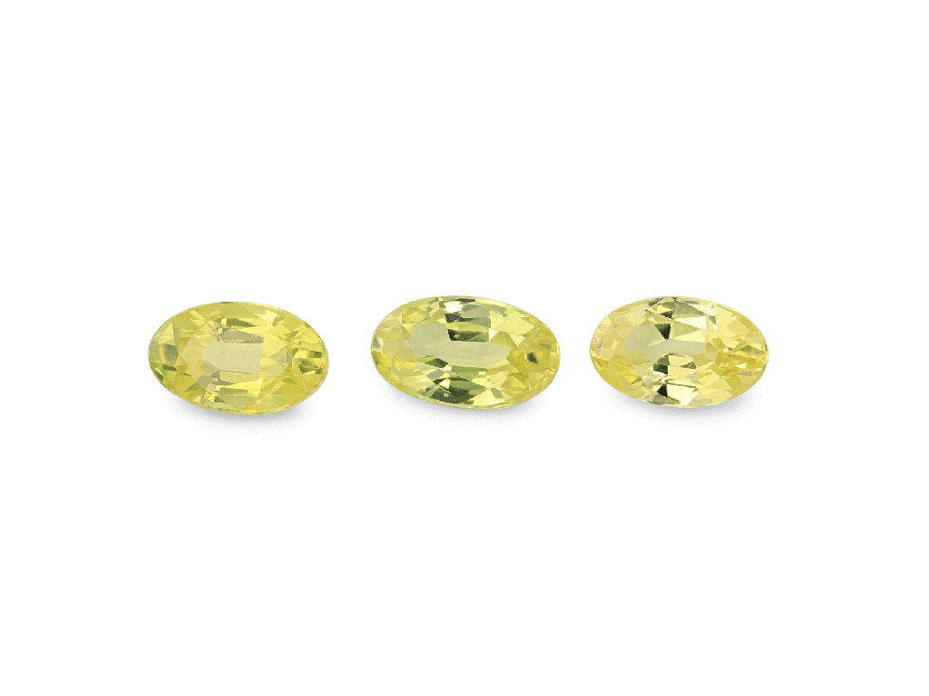 Australian Sapphire 5x3mm Oval Mid Yellow