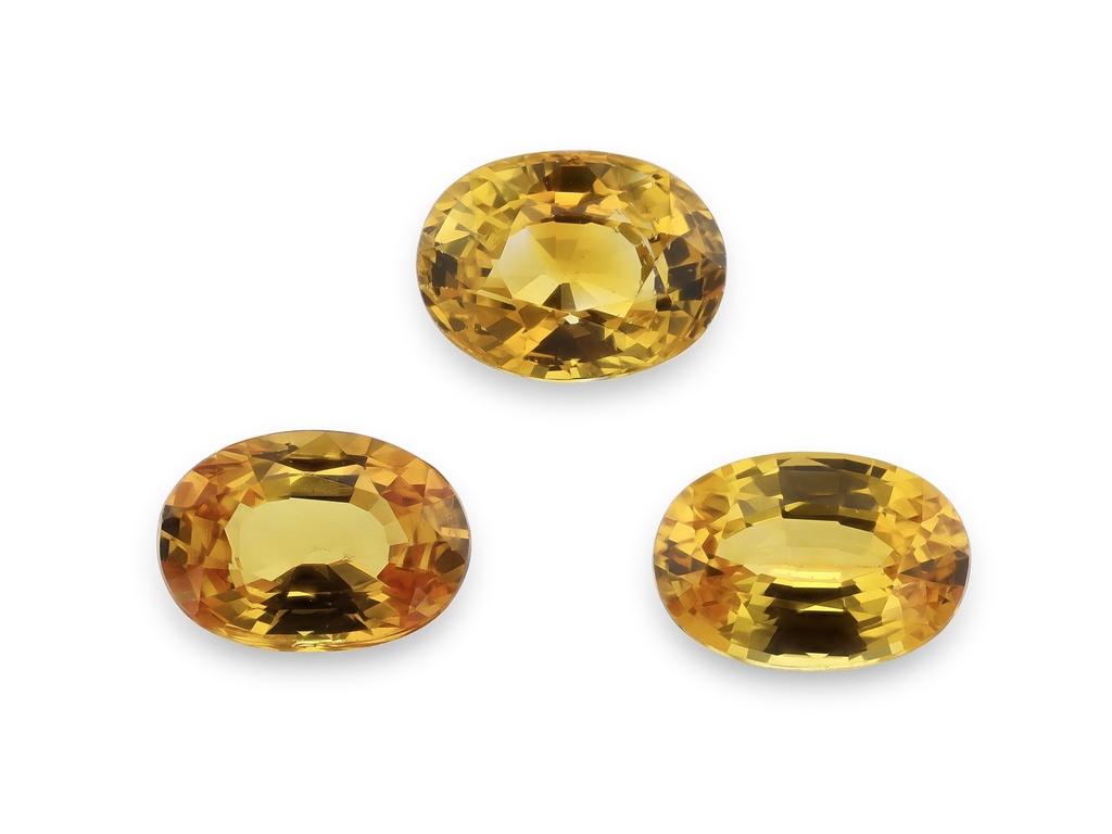 Yellow Sapphire 6x4mm Oval Dark