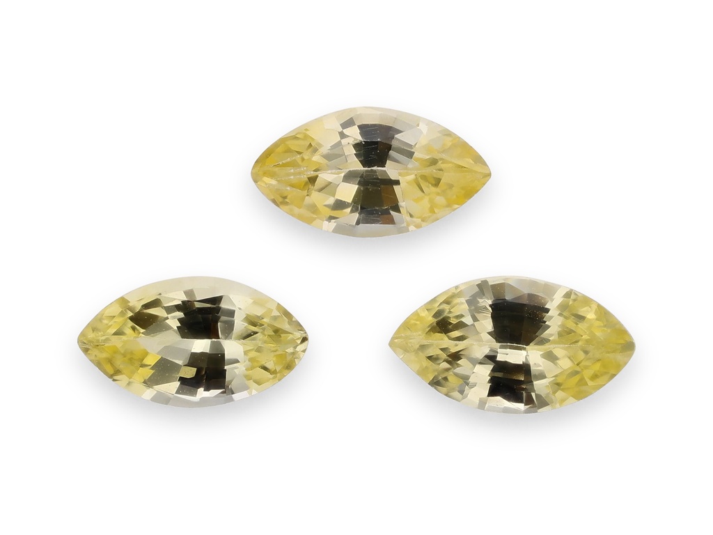 Yellow Sapphire 5x2.5mm Marquise Light