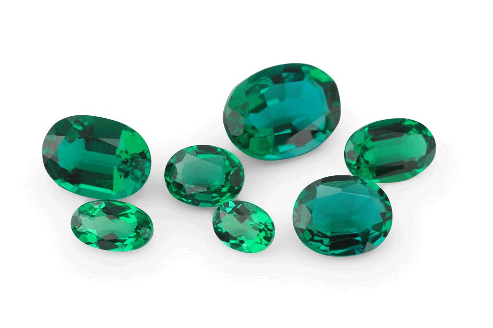 Hydrothermal Emerald 4x3mm Oval 