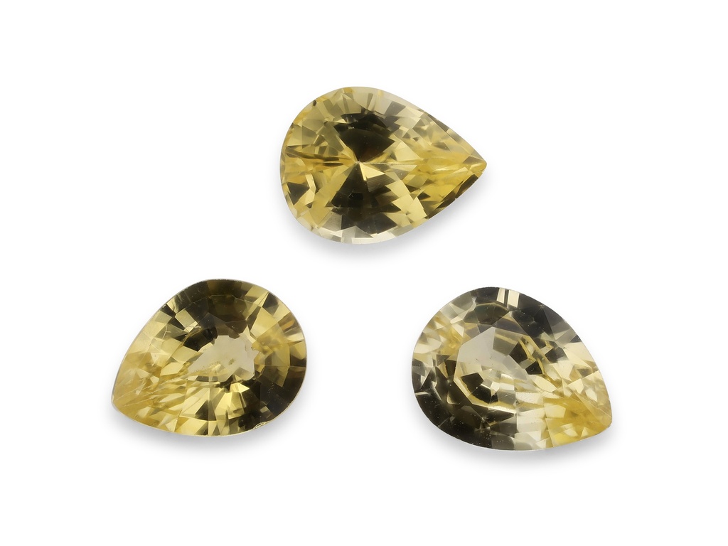 Yellow Sapphire 5x4mm Pear Shape Light