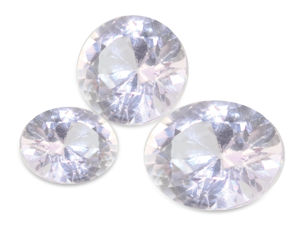 Synthetic Spinel 1.25mm Round White