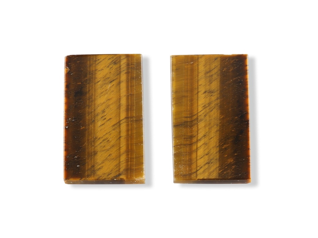 Tigereye 26x16mm Baguette Pair