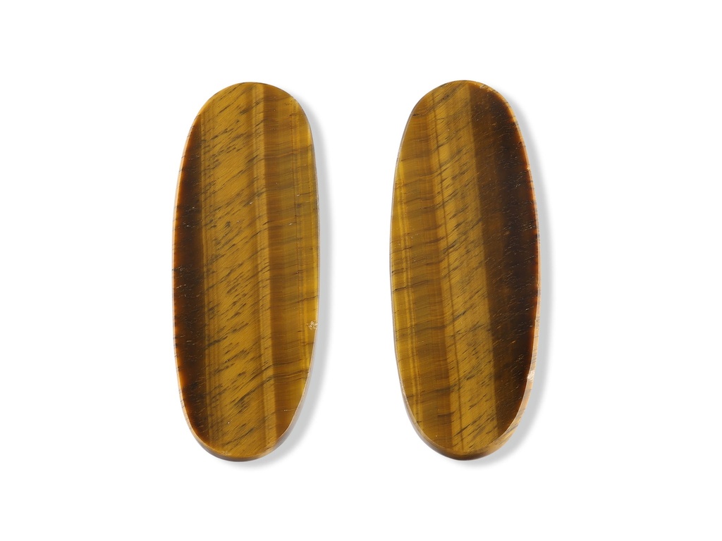 Tigereye 53x18mm Oval Pair