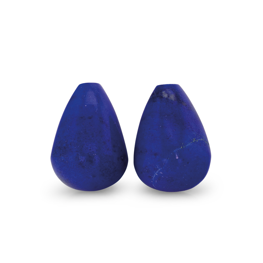 Lapis Lazuli 14x10mm Polished Drop Pair