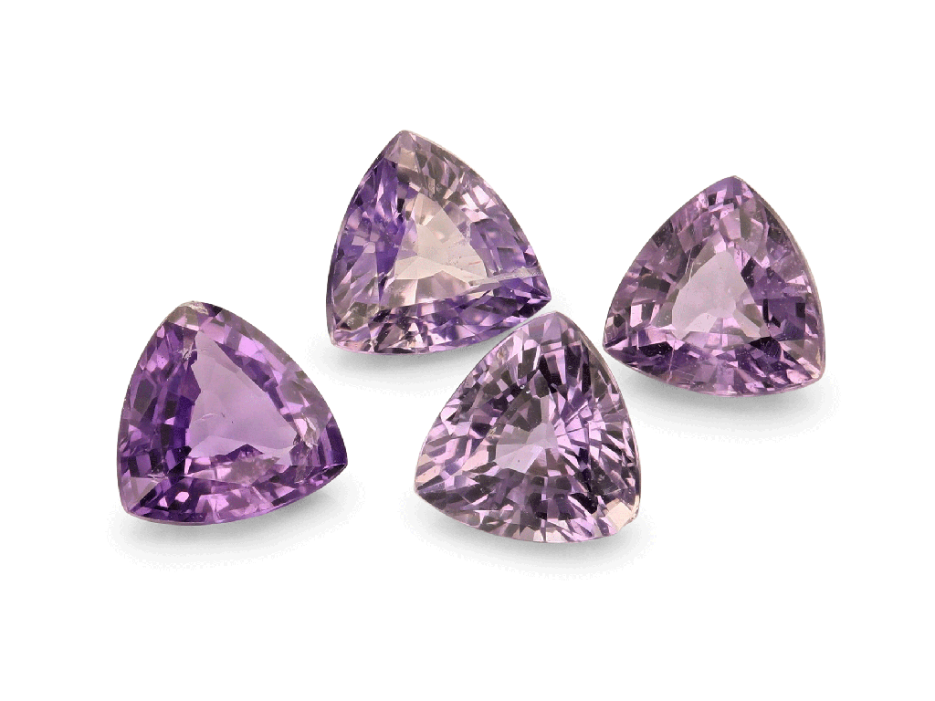 Purple Sapphire 4.00mm Trilliant