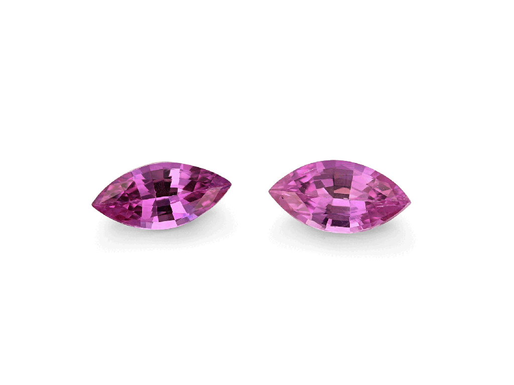 Pink Sapphire 7x3.5mm Marquise Dark