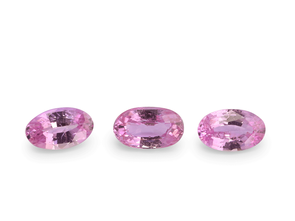 Pink Sapphire 3x2mm Oval