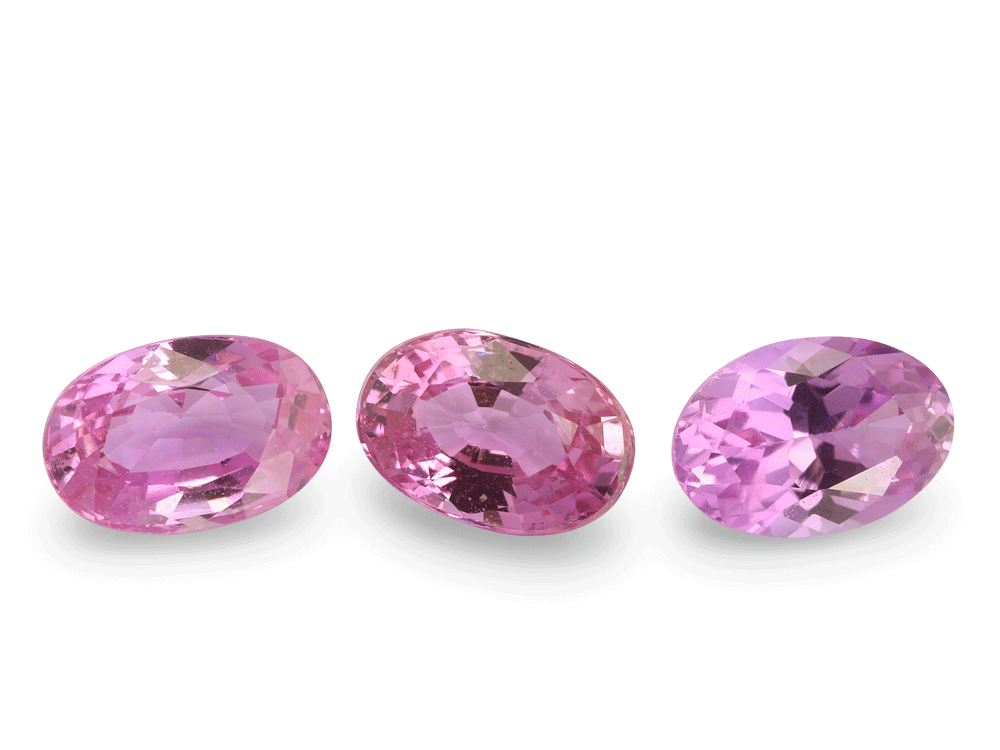 Pink Sapphire 6x4mm +/- Oval Mid