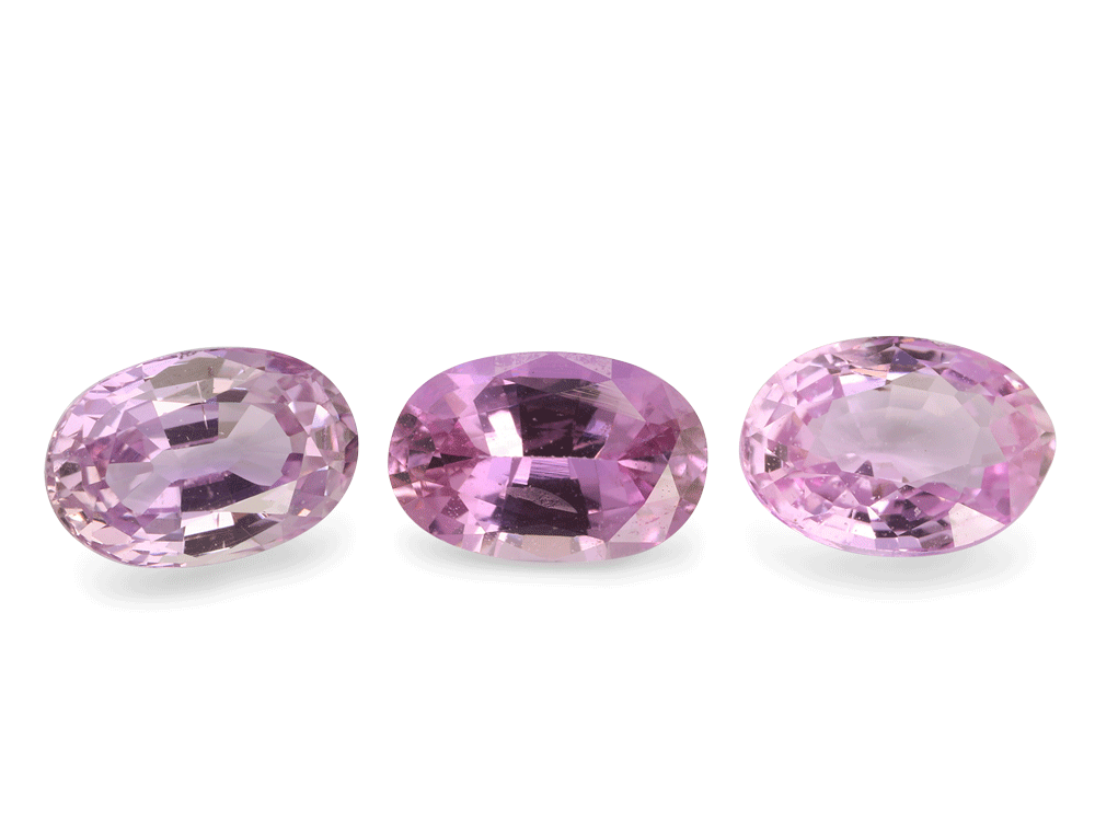 Pink Sapphire 6x4mm Oval Mid