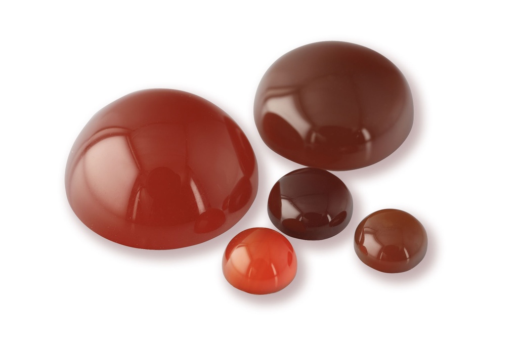 Carnelian 14mm Round Cabochon 