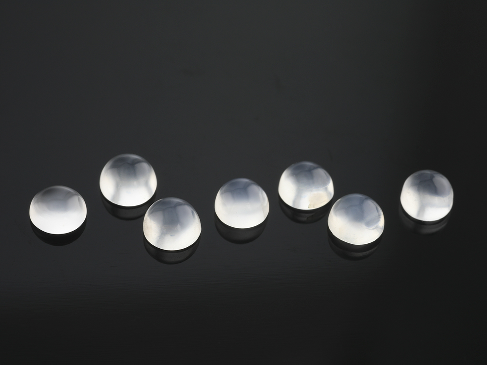 White Moonstone 3.50mm Round Cabochon