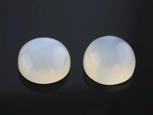 White Moonstone 12mm Round Cabochon