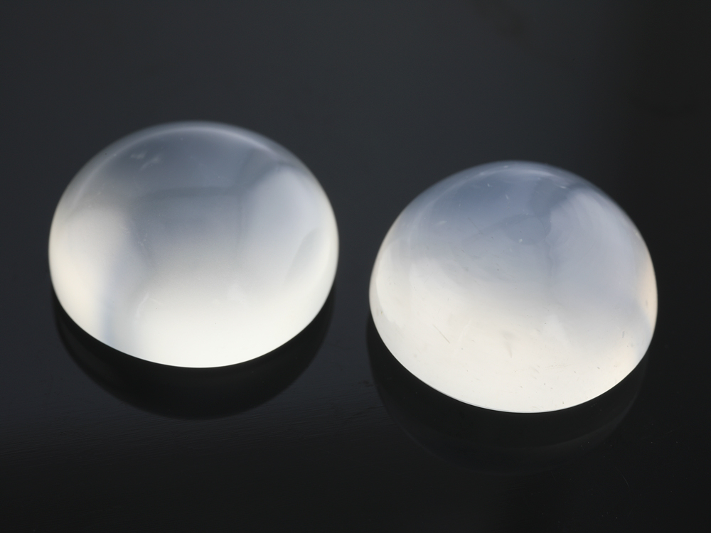 White Moonstone 13mm Round Cabochon