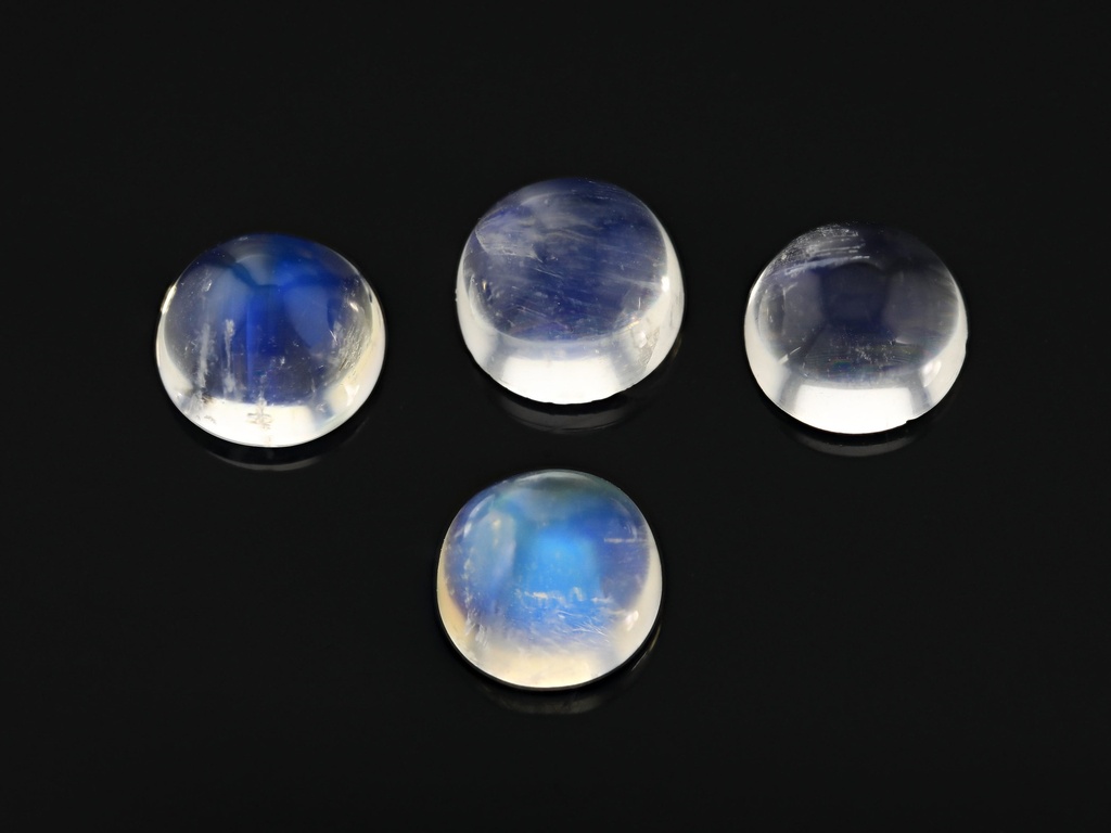 Blue Moonstone 7.00mm Round Cabochon