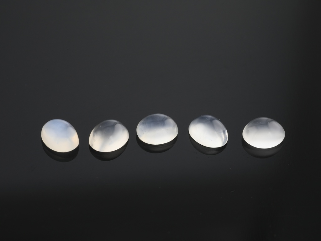 White Moonstone 4x3mm Oval Cabochon