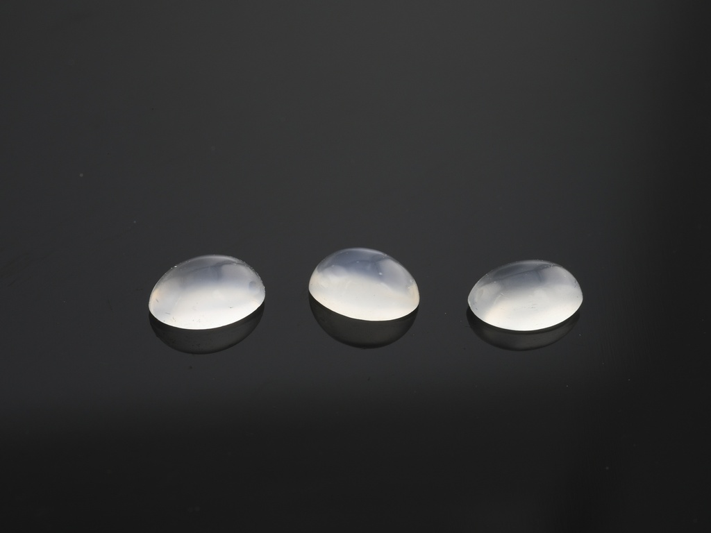 White Moonstone 5x3mm Oval Cabochon