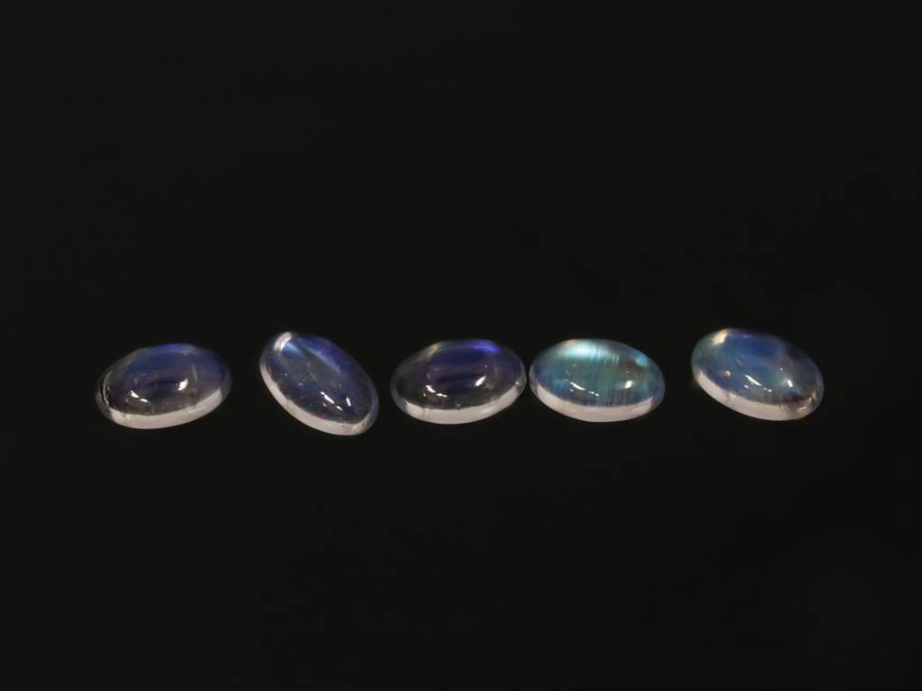 Blue Moonstone 4x3mm Oval Cabochon