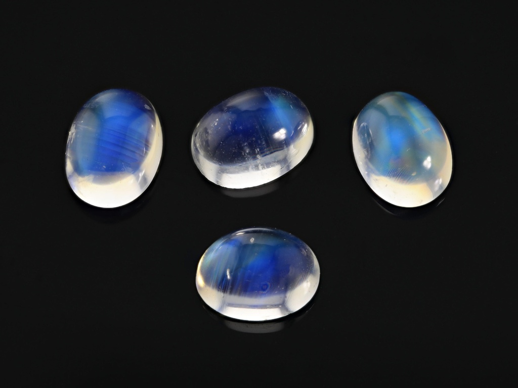 Blue Moonstone 9x7mm Oval Cabochon