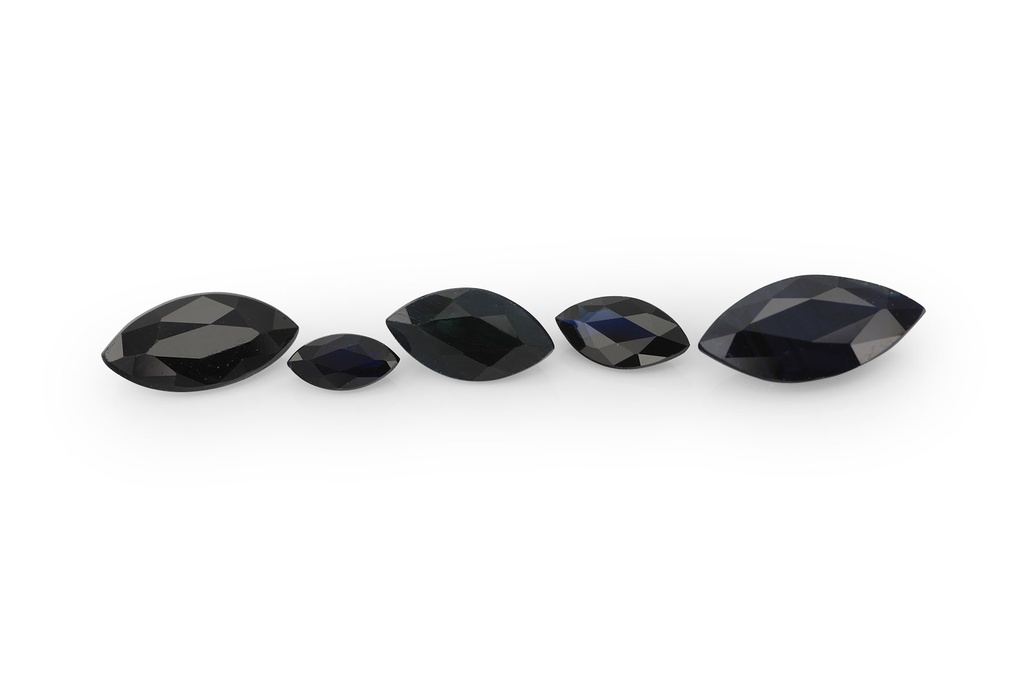 Australian Sapphire 6x3mm Marquise Black