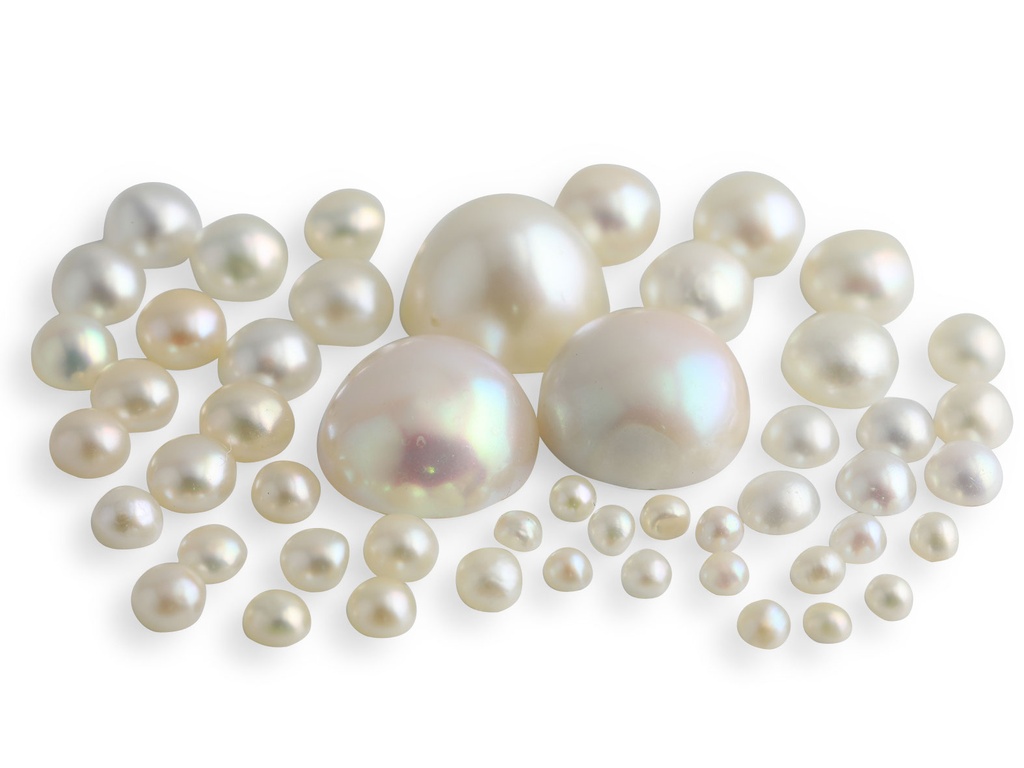 Freshwater Half Seed Pearls 1.00-1.25mm White