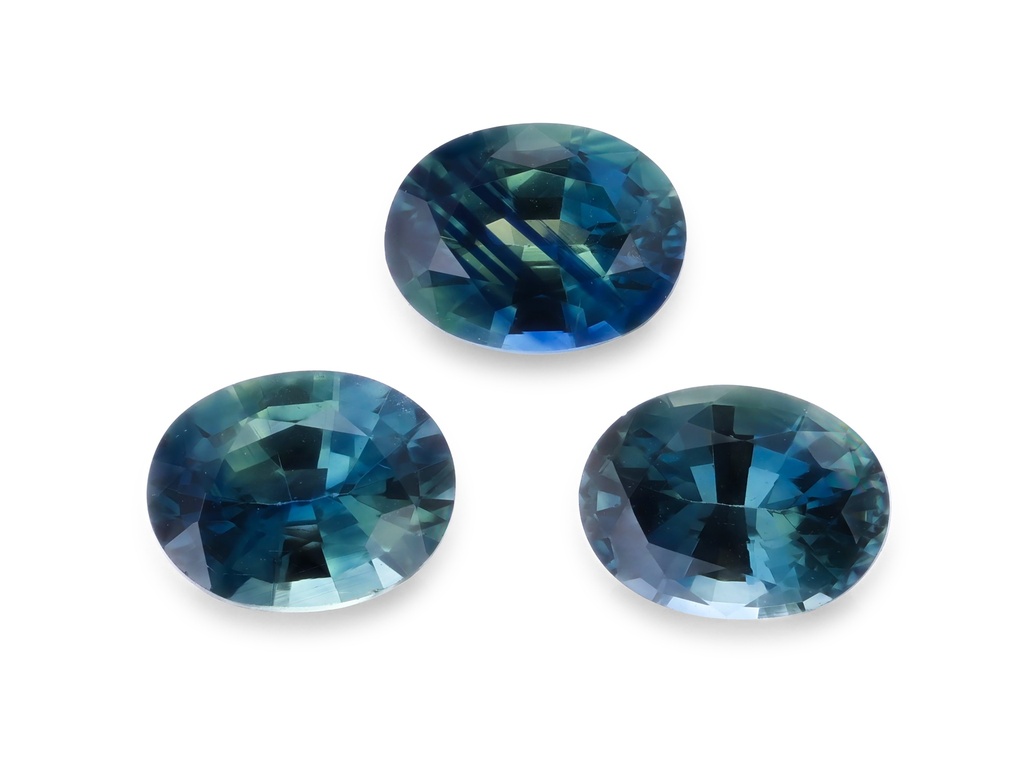 Parti Sapphire 4x3mm Oval Dark