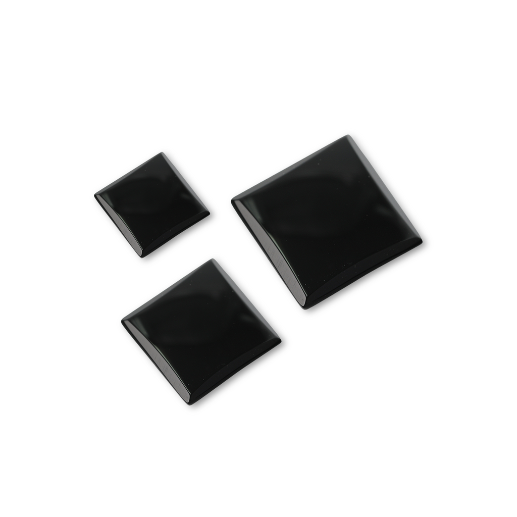 Onyx 20mm Square Flat Polished