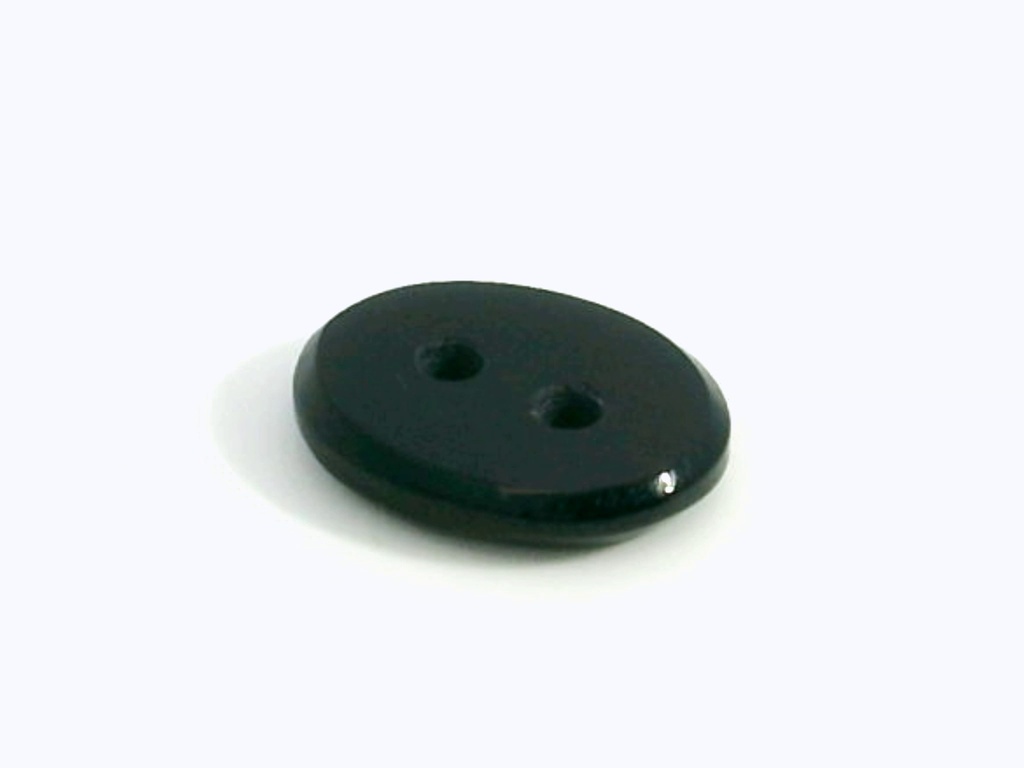 Onyx 10x8mm Oval Buff Top Double Drilled