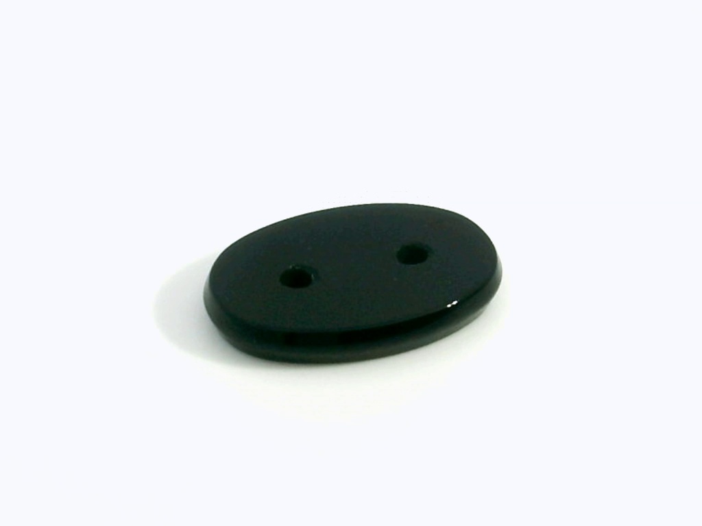 Onyx 14x10mm Oval Buff Top Double Drilled