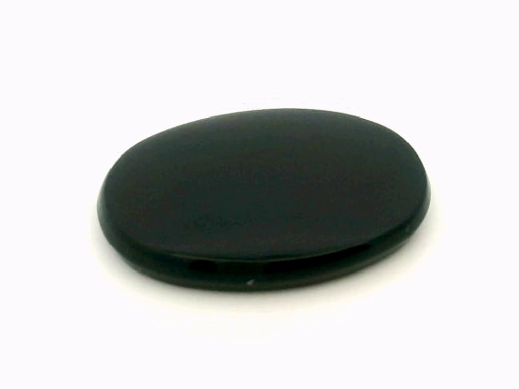 Onyx 16x12mm Oval Double Bevel Buff Top