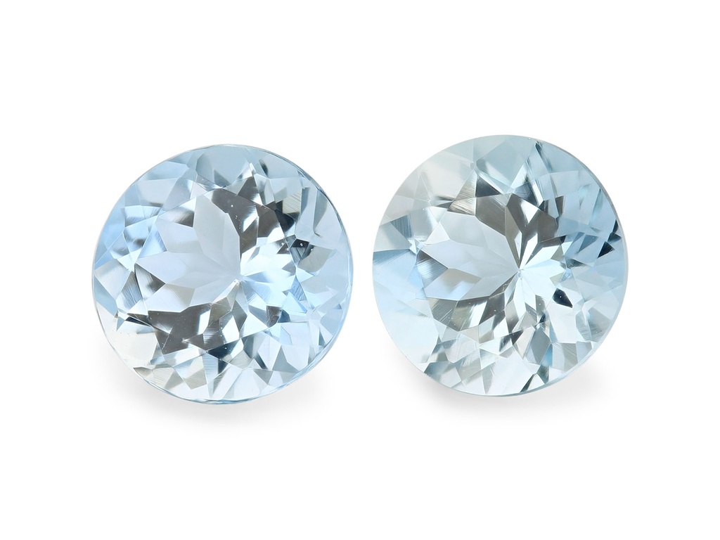 Aquamarine 6.00mm Round Mid Blue