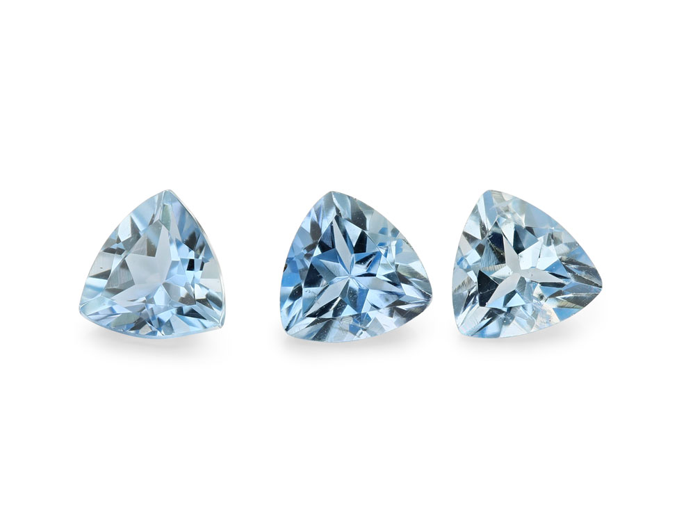 Aquamarine 4.00mm Trilliant Dark Blue