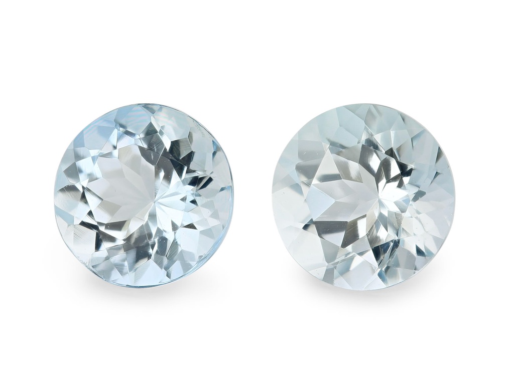 Aquamarine 6.50mm Round Light Blue