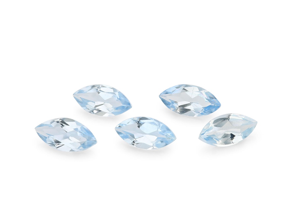 Aquamarine 5x2.5mm Marquise Light Blue