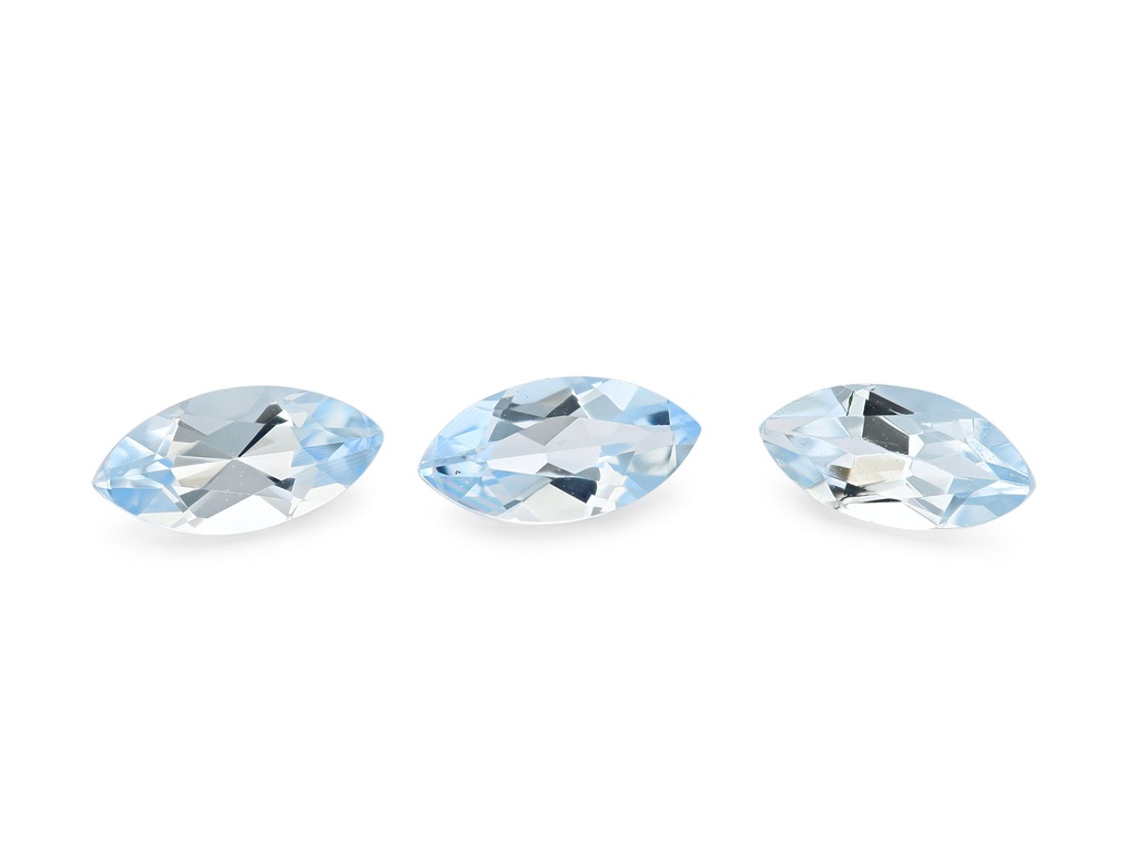 Aquamarine 6x3mm Marquise Mid Blue