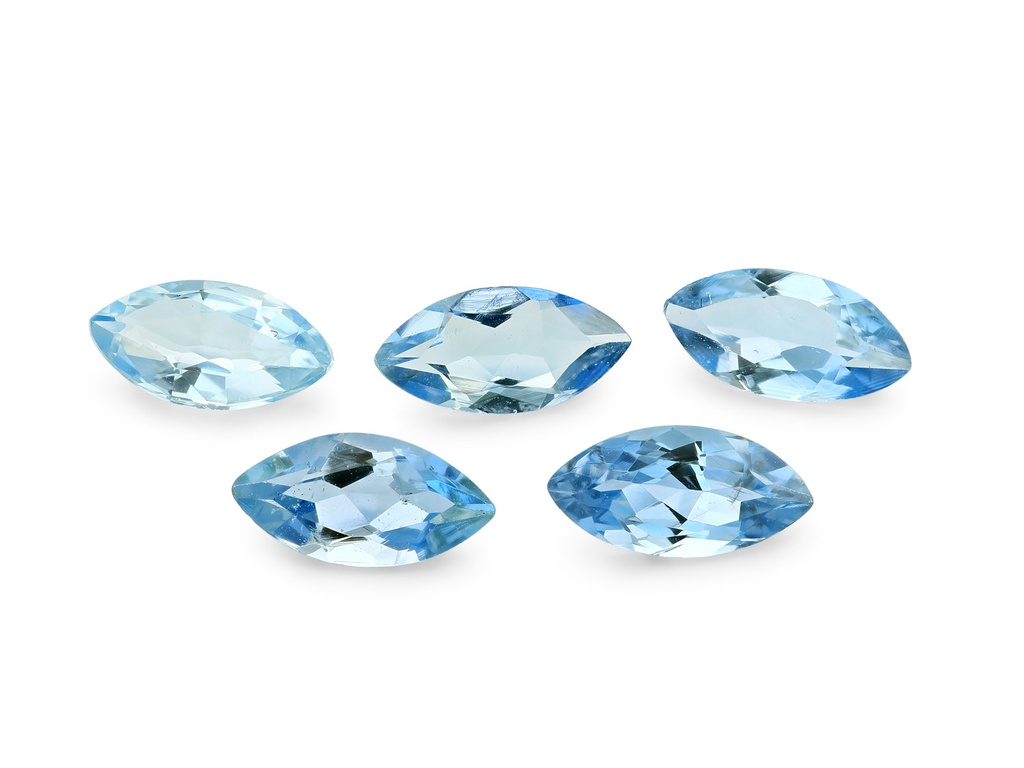 Aquamarine 6x3mm Marquise Dark Blue