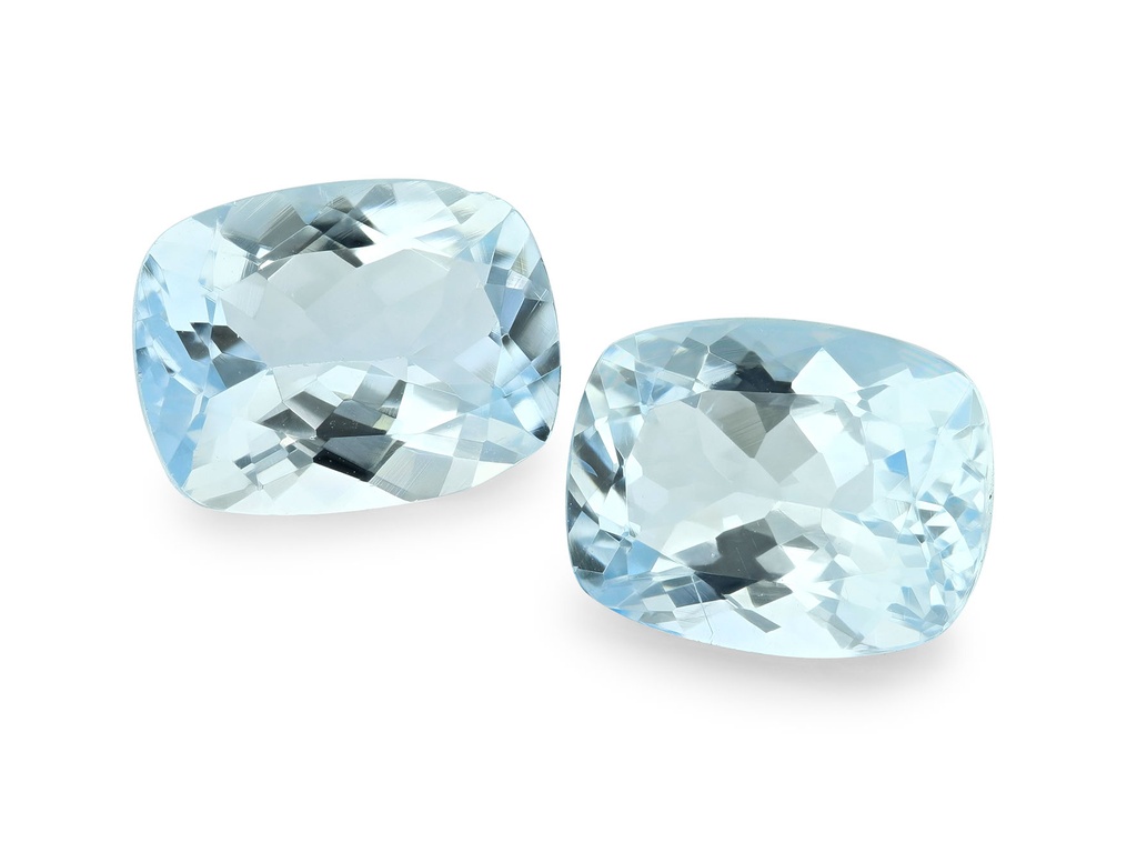 Aquamarine 9x7mm Cushion