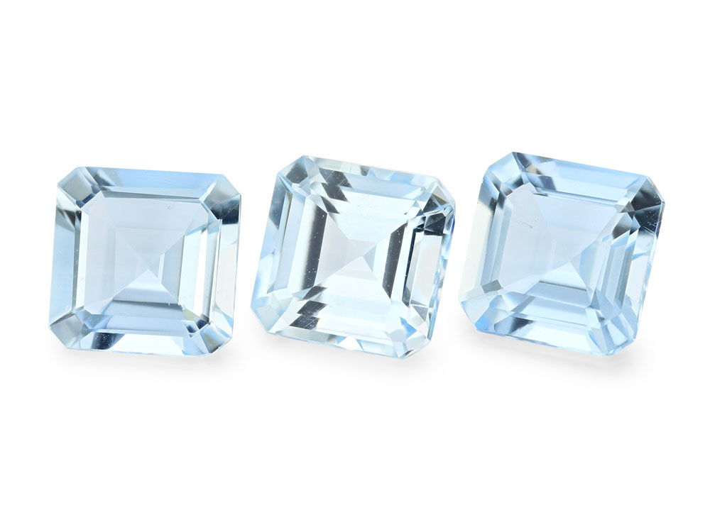 Aquamarine 7.00mm Square Emerald Cut