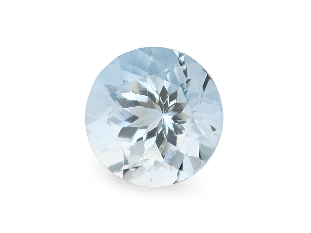 Aquamarine 8.00mm Round Mid Blue